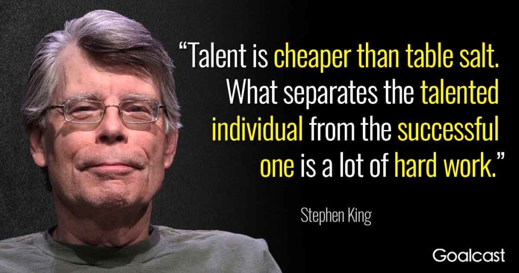 Stephen King Quote from GoalCast