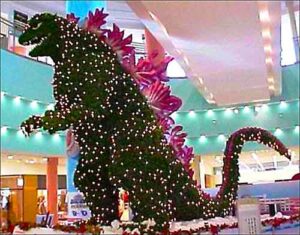 Xmas Godzilla in Tokyo